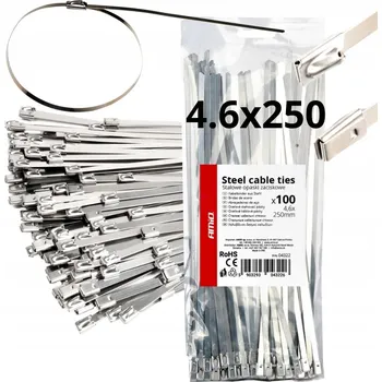 Vrták Hadicová spona Amio 4,6 mm x 250 mm, 100 ks