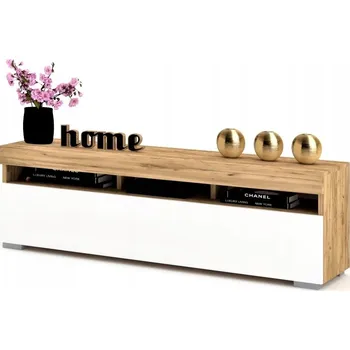 Komoda TV stolek Komoda Police PLAY Dub Craft Bílý 160