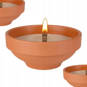 Svíčka HŘBITOVNÍ SVÍČKA KERAMICKÁ SVÍČKA BISPOL C003 RETRO CAPACITY IMPACTFUL 1 Ks 5h