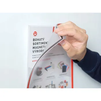 Obraz MAGNETICKÁ KAPSA A5 S RÁMEČKEM, ČERVENÁ