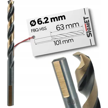 Vrták Festmann FBQ 6.2/101 Vrták do kovu 6,2x101 mm