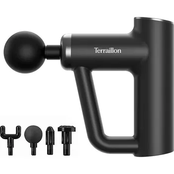 Masážní přístroj Masážní pistole / masér s vyměnitelnými koncovkami TERRAILLON FITNESS 15366 7 el.