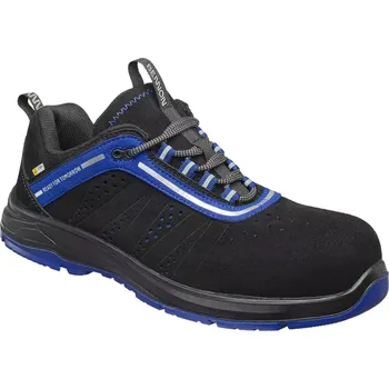 Pracovní obuv BNN TRON S1PS ESD NM Blue Low polobotka černá/modrá - 45