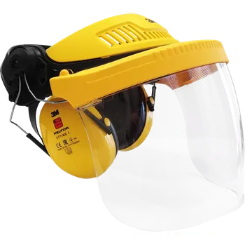 ochranný štít 3M KAS Factory set obličejový štít / sluchátka / hlavový chránič