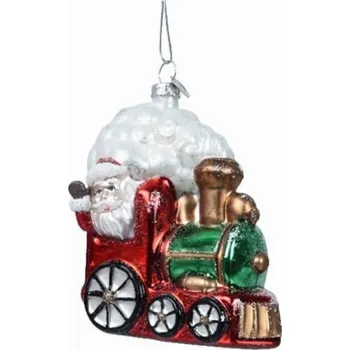 Vánoční dekorace Vánoční Baňky tvarované Mikuláš 10,5 cm 1 ks