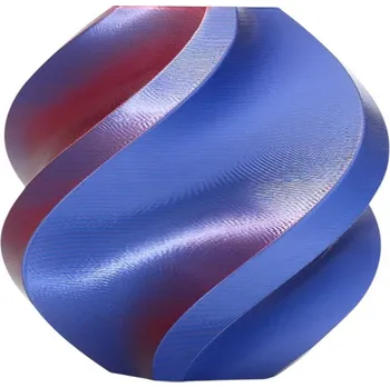 3D tisk Bambu Lab PLA Silk Dual Color vlákno 1,75 mm 1 kg – součástí balení s opakovaně použitelnou cívkou – Midnight Blaze