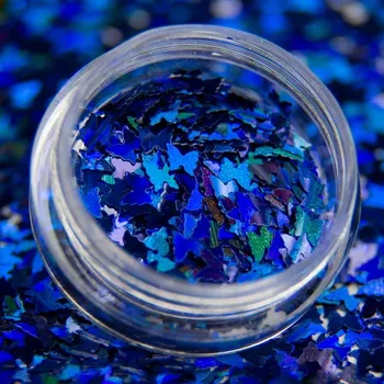 Holografické ozdoby Allepaznokcie, vícebarevné