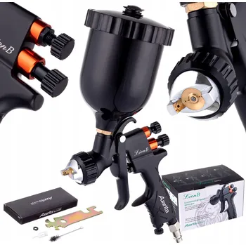 Stříkací pistole LAKOVACÍ PISTOLE AUARITA LVMP, TRYSKA 1,7 MM, HORNÍ NÁDRŽKA 600 ML