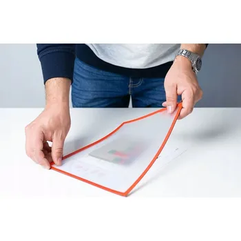 MAGNETICKÁ KAPSA A4 S RÁMEČKEM, ČERVENÁ