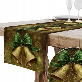 ubrus UBRUS BĚHOUN 40x220 HLADKÝ VÁNOČNÍ SVÁTEČNÍ DEKORAČNÍ 485