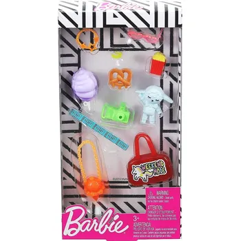 Panenka Barbie Sada doplňků: brýle, fotoaparát, vstupenky