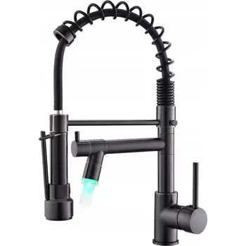 Vodovodní baterie Kuchyňská stojánková baterie Domotechnika Tofana černá