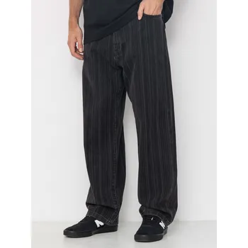 Pánské kalhoty Carhartt WIP Rylan (rylan stripe/black/stone washed) 34, černá