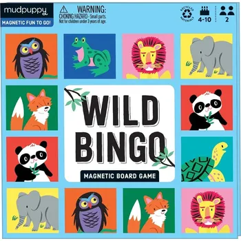 Desková hra Mudpuppy Magnetická desková hra Divoká zvířata