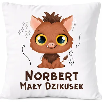 Polštář Dárek Polštář pro syna s potiskem v srpnu