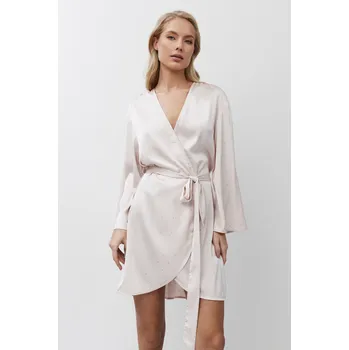 Dámský župan TIMO Aruelle | Dámský župánek Gwen s jemnými puntíky - M / 09