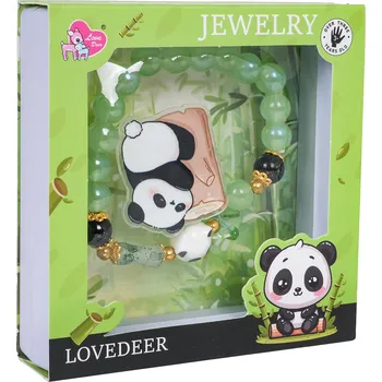 Dětská kuchyňka Panda Green Bracelet Jewelry Set