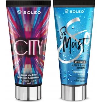 Opalování SOLEO CITY 150 Ml BRONZER S AKCELERÁTOREM OPALOVÁNÍ + BALZÁM PO OPALOVÁNÍ