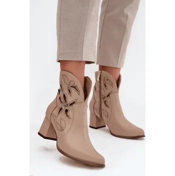 Dámská zimní obuv Boty na podpatku model 219129 Step in style 35