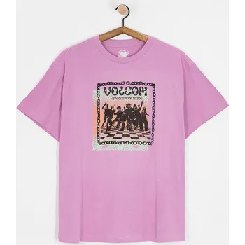 Pánské tričko Volcom Fa F Rygalski (steel purple) XL, růžová