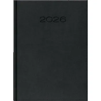 Kalendář Kalendarz książkowy B5 2026 tygodniowy grafitowy