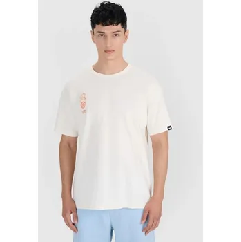 Pánské oblečení Pánské tričko oversize s potiskem 4F 4FRSS25TTSHM2652-11S pánské XL