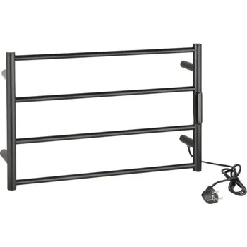 Držák na ručník Elektrický sušák na ručníky Bemeta žebřík 37x56 cm 63 W černá matná matné