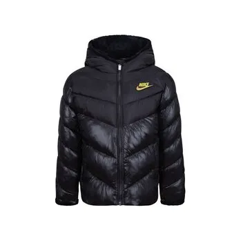 Dívčí bunda Nike Colorblock Chevron Puffer Jacket 110-116 CM