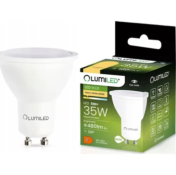 Žárovka LED žárovka GU10 Reflektor PAR16 5W = 35W 480lm 3000K Teplá bílá 120° LUMILED