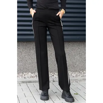 Dámské tričko Red Button viskózové kalhoty s lampasy Colette černé Velikost: 34/32