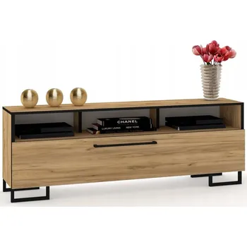 Komoda TV stolek / Komoda Play FORMA CRAFT Černé nohy 180 cm