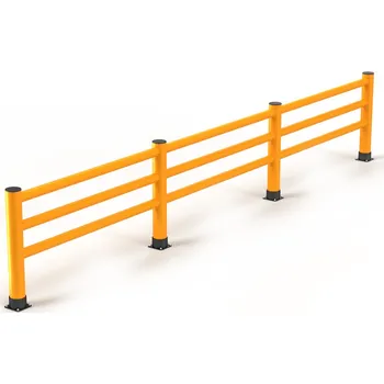 Zábradlí Zábradlí z plastu, pro vymezení pěších zón, š 4000 mm, žluté