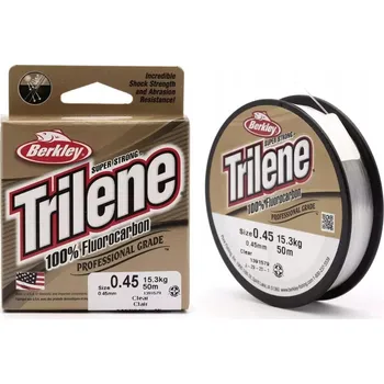 BERKLEY TRILENE 100% FLUOROCARBON 50m 0,18mm 2,3 kg