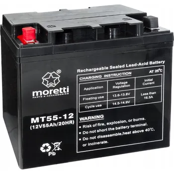 Záložní baterie Akumulátor Moretti UPS MT55-12 PRO ZÁLOŽNÍ ZDROJE, ALARMY