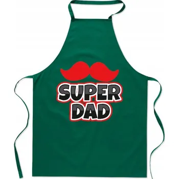 Kuchyňská zástěra KUCHYŇSKÁ ZÁSTĚRA SUPER DAD SUPER TÁTA DÁREK PRO TATÍNKA