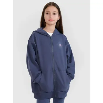Chlapecká mikina Dívčí mikina s kapucí 4F 4FJWSS25TSWSF1482-22S 128