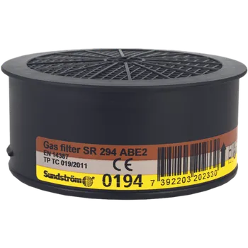 Plynová maska Sundström SUNDSTRÖM® SR 294 ABE2 -Filtr pro Polomasky a Celoobličejové masky H02-3312 Velikost: UNI