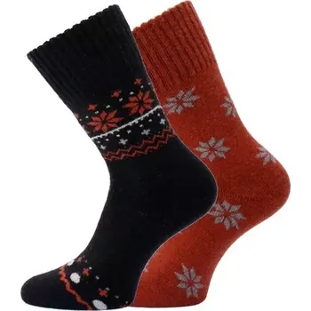 Pánské ponožky Ponožky WiK art.37844 Dámský vzor A'2 35-42 černohnědá 39-42