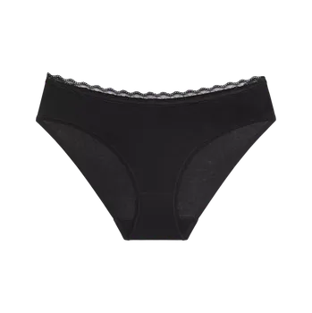 Kalhotky Dámské kalhotky Feel Of Cotton Tai - BLACK - černé 0004 - TRIUMPH BLACK 38