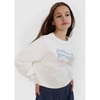 Chlapecké oblečení Dívčí mikina bez kapuce 4F 4FJWSS25TSWSF1483-11S 158