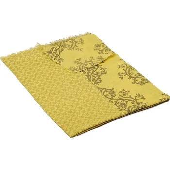 Šála Šála z bio bavlny žluto-šedá