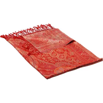 Šála Hedvábná šála Super velká Lobsang světle červená