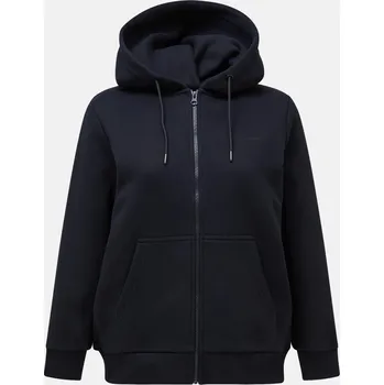 Dámská mikina MIKINA PEAK PERFORMANCE W ORIGINAL SMALL LOGO ZIP BLACK