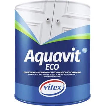 barva a nátěr na dřevo Univerzální antibakteriální email Vitex Aquavit Eco lesk bílý 0,75 l