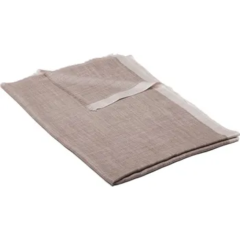 Šála Kašmírská vlněná pašmína exclusive s hedvábím šedohnědá s bílou