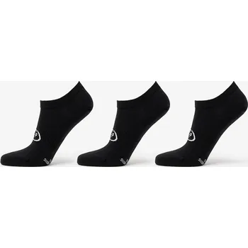 Pánské ponožky Ponožky Footshop Invisible Socks 3-Pack Black 36-38