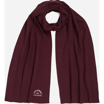 ŠÁLA KARL LAGERFELD K/RSG SCARF WINDSOR BURGUNDY