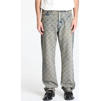 Pánské džíny Džíny Daily Paper Shield Laser Washed Jeans Blue XS