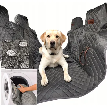 Obraz Ochranná podložka do auta látková M Doggy šedá 60 cm x 190 cm