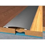 Bohemia profil přechodová lišta samolepící 40mm elox 2,7m Barva: STŘÍBRNÁ